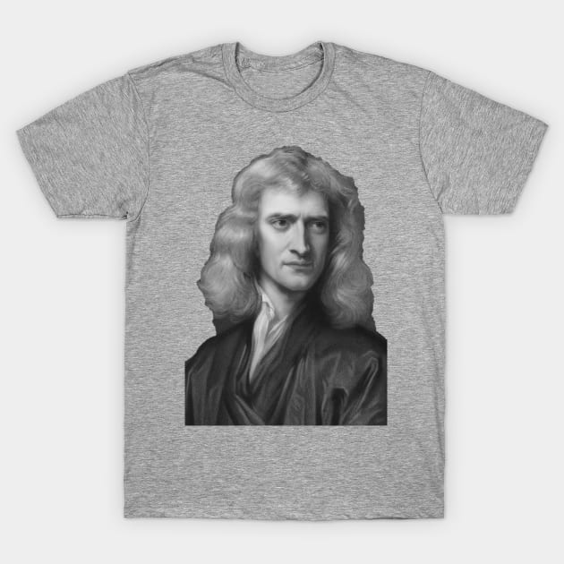 Sir Isaac Newton T-Shirt by Among the Leaves Apparel